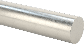 Image of Product. Front orientation. Extreme-Strength 17-4 PH Stainless Steel Rod, 4" Diameter.
