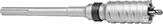 Image of Product. Front orientation. Drill Bits. Carbide-Tipped Core Drill Bits for Masonry and Concrete, SDS-Max Shank for Hammer and Rotary Drilling.
