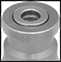 Image of Attribute. Threaded Mount. Top orientation. ZoomedIn view. Contains Border. Drill Chucks. Corrosion-Resistant Thread-Mount Keyless Drill Chucks.