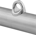 Image of Product. Front orientation. Tie-Down Rings. Fixed Weld-On Tie-Down Rings, Style C.