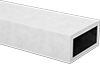 Architectural 6063 Aluminum Rectangular Tubes