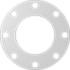 Ultra-Chemical-Resistant Food and Beverage Compressible ePTFE Pipe Gaskets with Bolt Holes