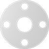 Ultra-Chemical-Resistant Food and Beverage Compressible ePTFE Pipe Gaskets with Bolt Holes