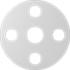 Ultra-Chemical-Resistant Food and Beverage Compressible ePTFE Pipe Gaskets with Bolt Holes