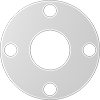 Ultra-Chemical-Resistant Food and Beverage Compressible ePTFE Pipe Gaskets with Bolt Holes