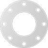 Ultra-Chemical-Resistant Food and Beverage Compressible ePTFE Pipe Gaskets with Bolt Holes