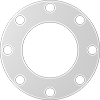 Ultra-Chemical-Resistant Food and Beverage Compressible ePTFE Pipe Gaskets with Bolt Holes
