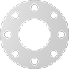 Ultra-Chemical-Resistant Food and Beverage Compressible ePTFE Pipe Gaskets with Bolt Holes