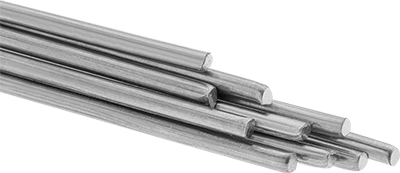 Image of Product. Front orientation. Easy-to-Form 1100 Aluminum Wire, 0.081" Diameter, 1 Foot Long.