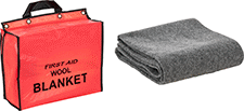 Image of Product. Front orientation. Fire Blankets.