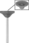 Image of Product. Front orientation. ZoomedIn view. Contains Inset, Border. Grinding Bits. Grinding Bits for Metals, Style 7.