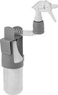 Image of Product. Front orientation. Spray Bottles. Clip-On Retractable Spray Bottles.