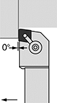 Image of Specification. Front orientation. Contains Annotated. Lathe Tool Insert Holders. Turning Lathe Tool Insert Holders, MCGN Insert Holder.