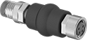 Image of Product. Front orientation. Metric Circular Connectors. M8 Connectors, Adapters.