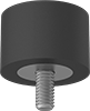 High-Temperature Load-Rated Threaded-Stud Bumpers