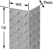 Image of Product. Front orientation. Contains Annotated. Corner Guards. Style 2.