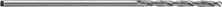 Image of Product. Front orientation. Drill Bits. Short-Flute Cobalt Steel Drill Bits, Extended Length, Round Shank.