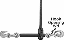 Image of Product. Front orientation. Contains Annotated. Load Binders. Easy-Tighten Drill-Powered Load Binders.