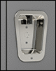 Image of Attribute. Recessed Lift Up Latch. Front orientation. ZoomedIn view. Contains Border. Recessed Handle. Assembly-Required Lockers, Lift Up Latch.