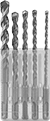 Image of Product. Front orientation. Drill Bits. Carbide-Tipped Drill Bit Sets for Masonry and Concrete, SDS-Plus Shank for Hammer and Rotary Drilling.