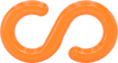 Image of Product. Side1 orientation. Orange. Chain Barrier S-Hooks.