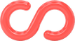 Image of Product. Side1 orientation. Red. Chain Barrier S-Hooks.
