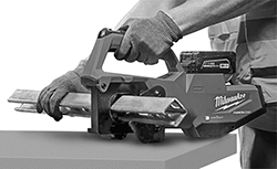 Image of ProductInUse. Front orientation. Strut Channel Cutters.