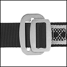 Image of Specification. Slide Thigh Buckle. Front orientation. ZoomedIn view. Contains Border. Slide Thigh Buckle.