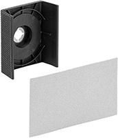 Image of Product. Front orientation. Oscillating Tool Sanding Pads. Oscillating Tool Sanding Pad Kits, For Square Sheet.