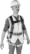 Image of ProductInUse. Front orientation. Fall-Arrest Harnesses. Fall-Arrest Harnesses for Positioning, Style A.