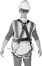 Image of ProductInUse. Back orientation. Fall-Arrest Harnesses. Fall-Arrest Harnesses for Positioning, Style A.