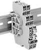 Modular DIN-Rail Mount Terminal Blocks with LED Status Indicator