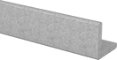 Image of Product. Front orientation. Steel. Corrosion-Resistant Low-Carbon Steel 90° Angles.