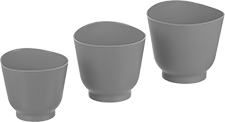Image of Product. Front orientation. Bowls. Silicone Rubber.