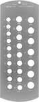 Image of Product. Front orientation. Drill Bit Size Gauges. For Letter Size.