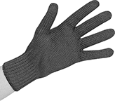 Image of ProductInUse. Gloves with Knit Cuffs. Front orientation. Gloves. Flame- and Heat-Protection Gloves, CarbonX Fabric Gloves, 11" Long, Knit Cuff.