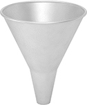 Image of Product. Front orientation. Funnels. Metal Funnels , Style A.