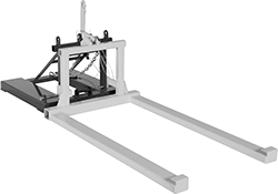 Image of Product. Front orientation. Forklift Pallet Dumpers.