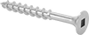Stainless Steel Square-Drive Flat Head Screws for Wood and Composite Wood