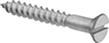 Steel Slotted Flat Head Wood Screws