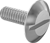 Low-Profile Ultra-Wide Truss Head Slotted Screws