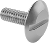 Stainless Steel Oversized Truss Head Slotted Screws