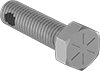 High-Strength Grade 8 Steel Thread-Locking Hex Head Screws