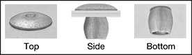 Image of ProductInUse. Installed. Top orientation. Contains Annotated, Border. Rivets. Large-Diameter Domed Head High-Strength Blind Rivets.
