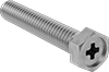 Steel Phillips Hex Head Screws