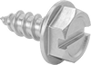 Steel Flanged Slotted Hex Head Screws for Sheet Metal
