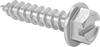 Steel Flanged Slotted Hex Head Screws for Sheet Metal