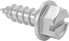 Steel Flanged Slotted Hex Head Screws for Sheet Metal