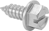 Steel Flanged Slotted Hex Head Screws for Sheet Metal