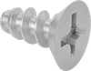 Steel Phillips Flat Head Blunt Screws for Sheet Metal
